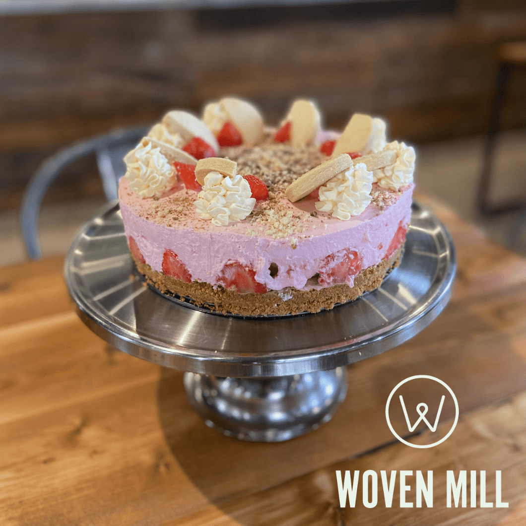 Woven Mill Pre Orders Strawberry Shortbread Cheesecake